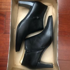 Black Heeled Ankle Boots